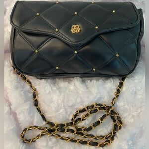 Great Prom Bag! Vintage Daniella Quilted Black Crossover Bag‎
